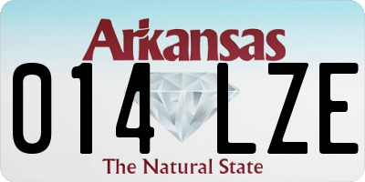 AR license plate 014LZE