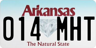 AR license plate 014MHT
