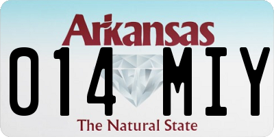 AR license plate 014MIY