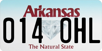AR license plate 014OHL