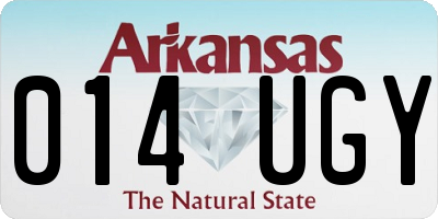 AR license plate 014UGY