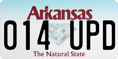 AR license plate 014UPD