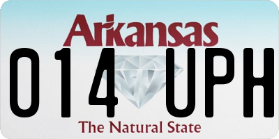AR license plate 014UPH