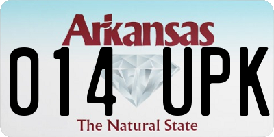 AR license plate 014UPK