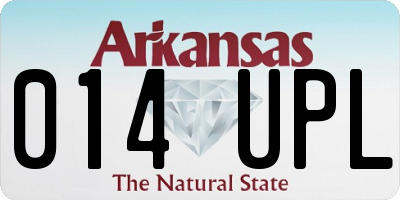 AR license plate 014UPL