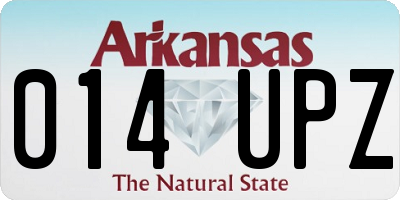 AR license plate 014UPZ