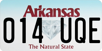 AR license plate 014UQE