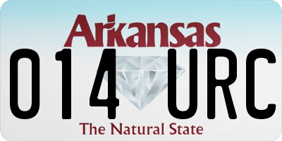 AR license plate 014URC