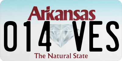 AR license plate 014VES