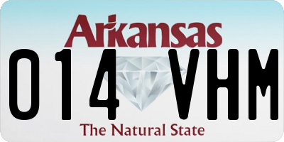 AR license plate 014VHM