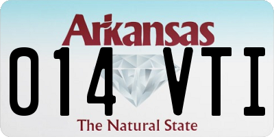 AR license plate 014VTI