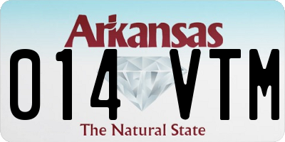 AR license plate 014VTM