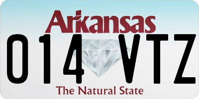 AR license plate 014VTZ