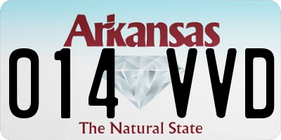 AR license plate 014VVD