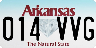 AR license plate 014VVG