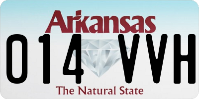 AR license plate 014VVH