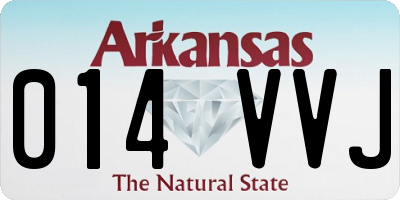 AR license plate 014VVJ