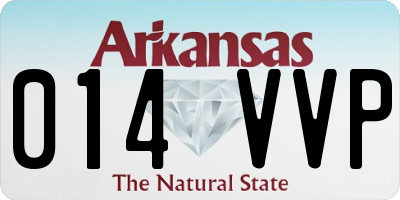 AR license plate 014VVP