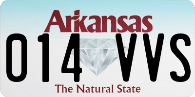 AR license plate 014VVS