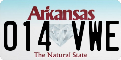 AR license plate 014VWE