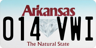 AR license plate 014VWI