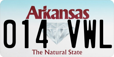 AR license plate 014VWL