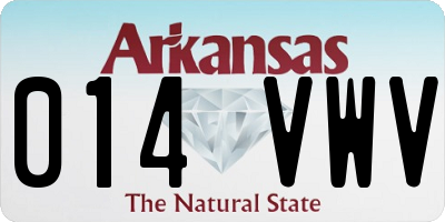 AR license plate 014VWV