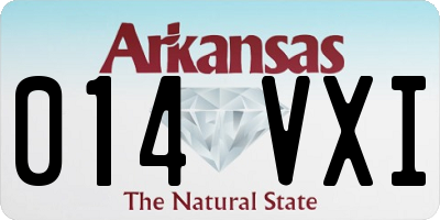 AR license plate 014VXI