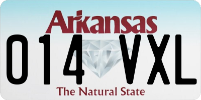 AR license plate 014VXL