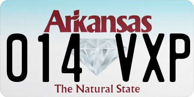 AR license plate 014VXP