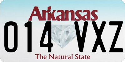 AR license plate 014VXZ