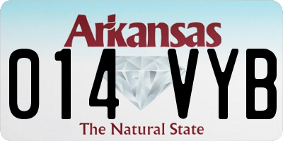 AR license plate 014VYB