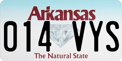 AR license plate 014VYS