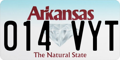 AR license plate 014VYT