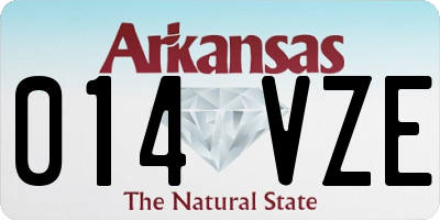 AR license plate 014VZE