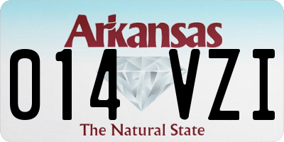 AR license plate 014VZI