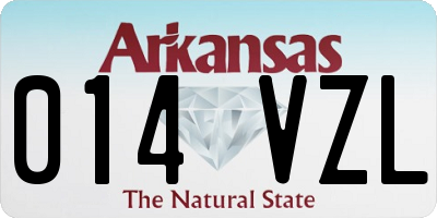 AR license plate 014VZL