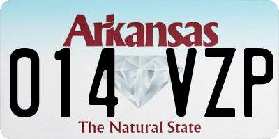 AR license plate 014VZP