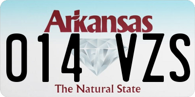 AR license plate 014VZS