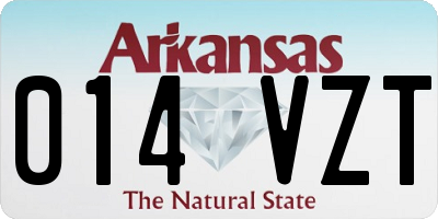 AR license plate 014VZT