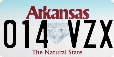 AR license plate 014VZX