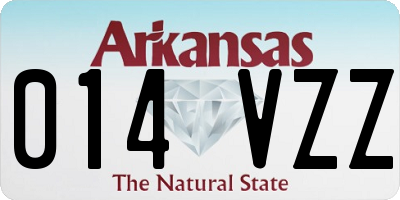 AR license plate 014VZZ