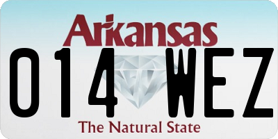 AR license plate 014WEZ