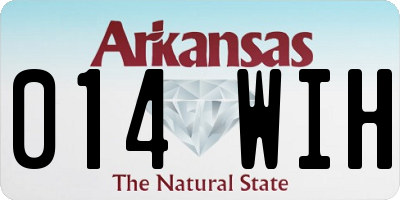 AR license plate 014WIH