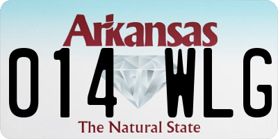 AR license plate 014WLG