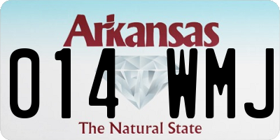AR license plate 014WMJ