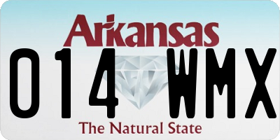 AR license plate 014WMX