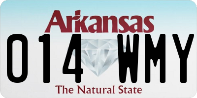 AR license plate 014WMY