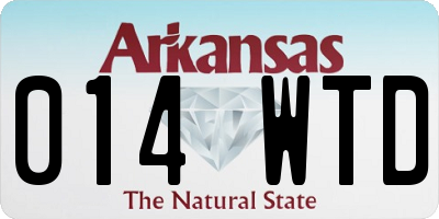 AR license plate 014WTD