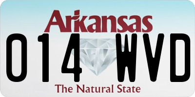 AR license plate 014WVD